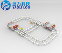 Système de navette RGV (Véhicule Automatisé Guidé sur Rail) robuste pour entrepôt de stockage automatisé (ASRS) et système de manutention et de transport de palettes