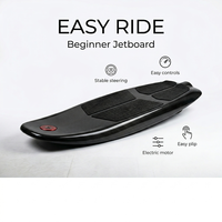 Planche de surf électrique 72V prête à être expédiée, idéale pour les débutants, jetboard facile à contrôler, coque composite élégante, embarcation rapide.
