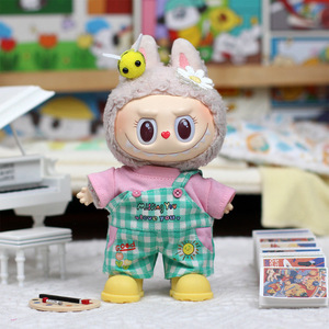Ensemble de vêtements pour poupée Labubu en vinyle souple, style macaron d'été, pour les générations 1 et 3, unisexe, enfants de 5 à 7 ans - Product Image 4