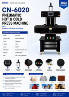 Presse pneumatique à chaud et à froid pour le collage de tissus TPU imperméables et la confection de vêtements sans couture CNCO CN-6020