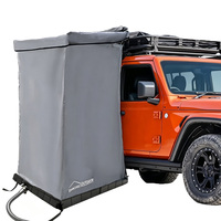 DANCHEL OUTDOOR Tente de douche pour voiture, abri latéral portable pour véhicule, cabine d'essayage et de toilette pour SUV, camping extérieur