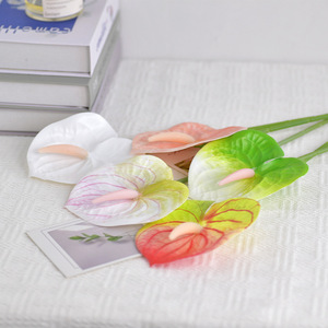 Composition florale pour scène de mariage et fiançailles, avec Anthurium et <span class=keywords><strong>Petit</strong></span> Flamant, allée fleurie, plafond haut - Product Image 5