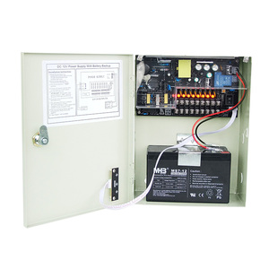 Fuente de alimentación CCTV a prueba de lluvia de 9 canales 12V UPS 15A Corriente de salida 180W Indicador LED de potencia de salida para el hogar Fuente de conmutación AC/DC - Product Image 5