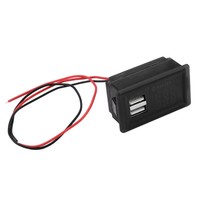 Indicateur de niveau de charge de batterie DC 9V 12V 24V, testeur de capacité de batterie au lithium, testeur d'affichage LED, voltmètre double USB