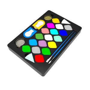 Super March-pintura facial ecológica personalizada para halloween para niños, pintura facial de <span class=keywords><strong>maquillaje</strong></span> a base de agua <span class=keywords><strong>militar</strong></span> que brilla en la oscuridad - Product Image 5