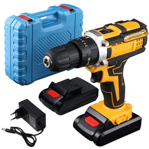 Cordless Drill Set 20V Battery <b>Powered</b> Variable Speed Brush Motor 1-78 in Chuck with Case for DIY Repair - Product Image 6