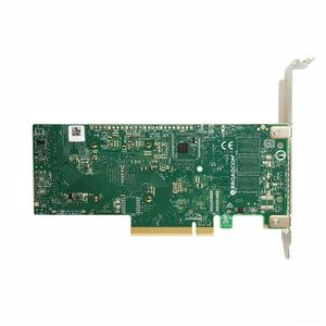 Adaptateur de stockage tri-mode, 8 ports internes, 12 Gbps, SAS SATA NVMe PCIe 4.0, pour la virtualisation de serveurs, centre de données, modèle 9500-8i - Product Image 2