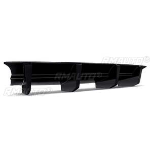 Difusor de Parachoques Trasero, Alerón Tipo Aleta de Tiburón para Dodge Challenger GT SXT Plus 15-23, Negro Mate, Negro Brillante - Product Image 6