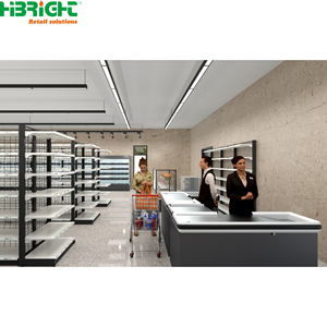 Diseño de Tienda de Abarrotes con Sistema de Distribución Tipo US Express y Conjunto Completo de Equipamiento - Product Image 6