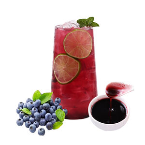 Jugo de Arándanos Premium para Ingredientes de Té de Burbujas Halal, Siropes con Sabor a Frutas Mixtas, Jugo de Frutas Fresco al por Mayor con Etiqueta Privada - Product Image 5