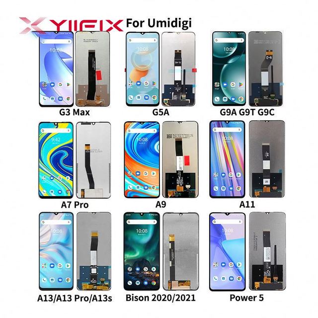 LCD Touch Screen Assembly for UMIDIGI G3G5AG9AG9TA7ProA9A11A13ProA13sBison 2020-2021 Sapphire Hardness Deluxe 1 Year