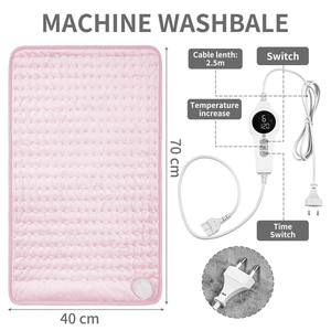 Almohadilla Eléctrica Calefactora de 12*24 Pulgadas, 110V, con Protección Contra Sobrecalentamiento, Portátil para Auto y Dormitorio, Gran Venta - Product Image 1