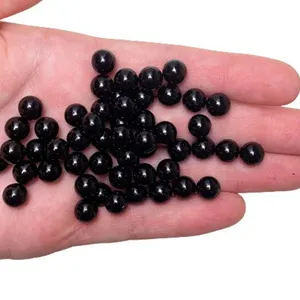 Faux Black Nonpareil Fake Food Tapioka perlen Kaviar perlen Keine Loch perlen Boba Slime Deco Toppings für gefälschte Back desserts
