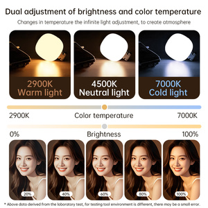 Mini Lámpara de Relleno para Selfies/Fotografía/TikTok/Transmisiones <span class=keywords><strong>en</strong></span> Vivo/Facebook, 3 Modos de Luz Ajustables, Lámpara LED Magnética para Teléfono - Product Image 6