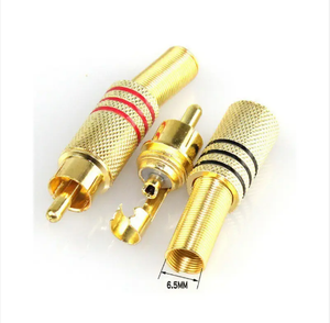 Conector chapado en oro de alta calidad Conector de altavoz Conector RCA - Product Image 3