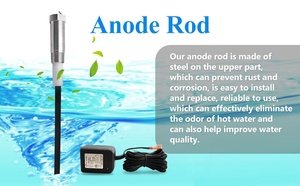 Anode Électrolytique à Garantie de 25 Ans pour Chauffe-Eau (40-90 Gallons) – Élimine l'Odeur de Soufre et de Cendres – Produit Métallique à Durée de Vie de 24 Heures - Product Image 2