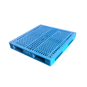 KUDA 1211E-WGSM 플라스틱 팔레트 내장 스틸 튜브 PP 쌓을 수있는 그리드 양면 팔레트 칩 추가 가능 사용 1200x1100x150mm - Product Image 6