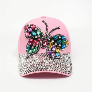 Casquette de baseball réglable en jean avec strass et croix, style cowboy, pour la mode en gros, protection solaire, effet bling-bling - Product Image 6