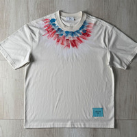 Kaos Oversize Oscar Custom Hand Drawn 100% Katun 300gsm Kain Batik Model Boxy Fit Gaya Jalanan Pria Mewah Anti-susut