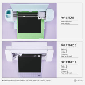 Xinart — rouleaux de vinyle noir HTV pour T-Shirts, en vinyle à transfert thermique pour crinière/silmultifonction/Brother - Product Image 5