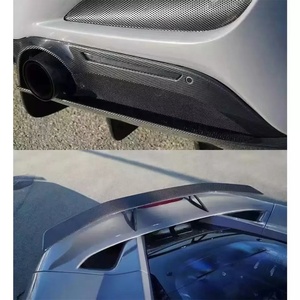 Kit carrosserie complet en fibre de carbone sèche <span class=keywords><strong>Novitec</strong></span> pour Ferrari <span class=keywords><strong>F8</strong></span> : lèvre avant, capot, garniture de sortie d'air, jupes latérales, lèvre arrière et aileron. - Product Image 6