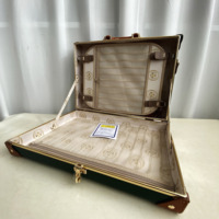 Maleta de Viaje Ligera con Ruedas Giratorias para PC, con Candado, Logotipo Personalizado, Carcasa Rígida de Cuero Patentado, Cierre de Cremallera, Unisex