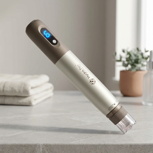 Stylo de rajeunissement cutané, appareil de rajeunissement cutané à micro-courant, traitement du visage portable, écran LCD, batterie rechargeable - Product Image 1