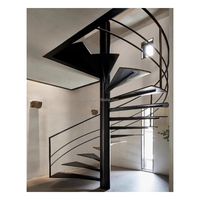 Colonne centrale spirale moderne en acier inoxydable 304 pour balustrade extérieure, escalier de balcon, anti-rouille, résistante à l'humidité, DIY, garantie 5 ans