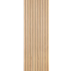 木目調MDF木製スラット吸音壁装飾パネル - Product Image 2