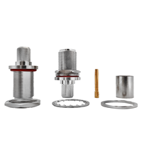 Connecteur coaxial RF N-C-KY7 femelle à sertir pour câbles RG8 RG213, fabriqué en usine