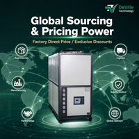 Unité de refroidissement d'eau industrielle compacte pour un refroidissement stable des équipements et un soutien aux installations d'usine
