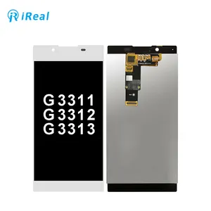 Tela de vidro lcd xperia xa1, display digitalizador peça para sony ultra 2017 c7 g3221 g3212 g3223