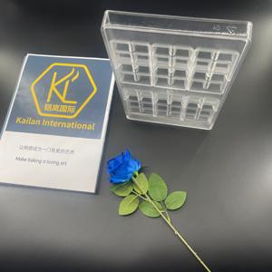 แม่พิมพ์ช็อกโกแลตทรงสี่เหลี่ยมจัตุรัสไคลัน |   แม่พิมพ์โพลีคาร์บอเนตสไตล์วาฟเฟิลสำหรับการอบขนม DIY - Product Image 3