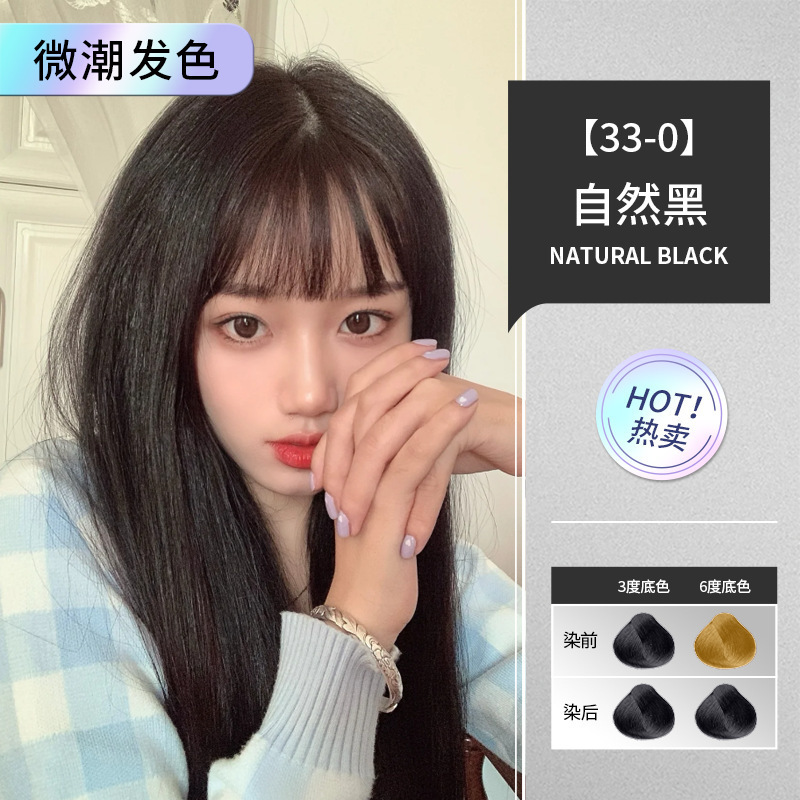 Natural black (covered with white hair)