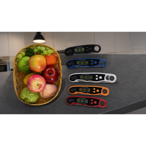 Electronic Digital <b>Food</b> Thermometer Waterproof Folding <b>Probe</b> LCD Kitchen BBQ Timer Counter - Product Image 3