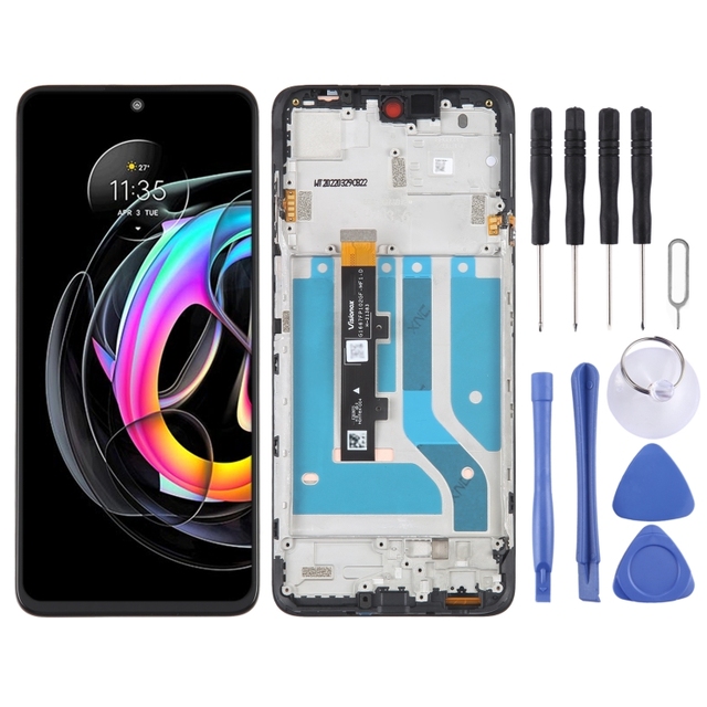 Original OLED LCD Screen with Frame for Motorola Edge 20 Fusion Edge 20 Lite Mobile Phone LCD Screen Replacement