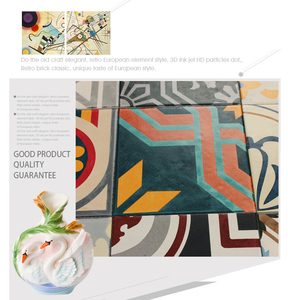 200X200mm โรงงานกระเบื้องศิลปะกระเบื้องลื่นผนังตกแต่งเซรามิกเคลือบกระเบื้อง - Product Image 2