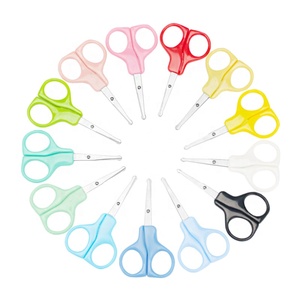 Safety Baby Care Baby <strong>Scissors</strong> <strong>for</strong> Baby <strong>Nail</strong> Trimmer Safety Cutting Home Nose Hair Round Head Eyebrow Beauty <strong>Scissors</strong> - Product Image 1