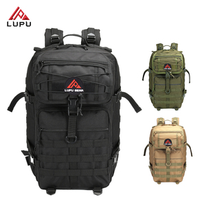 LUPU Tactical <b>Backpack</b> 36-56L Nylon Molle System Outdoor Unisex Softback Zipper Closure Black Green <b>Khaki</b> - Product Image 1