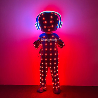OEM couleur changeante LED robot vêtements costume poupée cosplay vêtements Costume LED scène spectacle robe de danse pour boîte de nuit bar fête