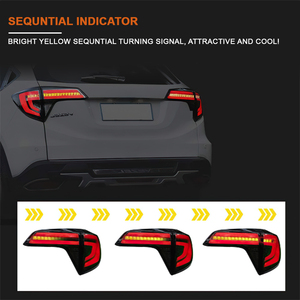 <span class=keywords><strong>Precio</strong></span> <span class=keywords><strong>de</strong></span> Fábrica Nuevo Conjunto <span class=keywords><strong>de</strong></span> Luces Traseras para <span class=keywords><strong>HRV</strong></span> Vezel <span class=keywords><strong>2015</strong></span>-2018 Luces Traseras LED con Señal <span class=keywords><strong>de</strong></span> Giro Secuencial IP67 Impermeable Plug and Play - Product Image 5