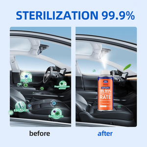 Purificateur d'air intérieur de voiture antibactérien et désodorisant en spray pour animaux domestiques, éliminateur d'odeurs, parfum tropical - Product Image 6
