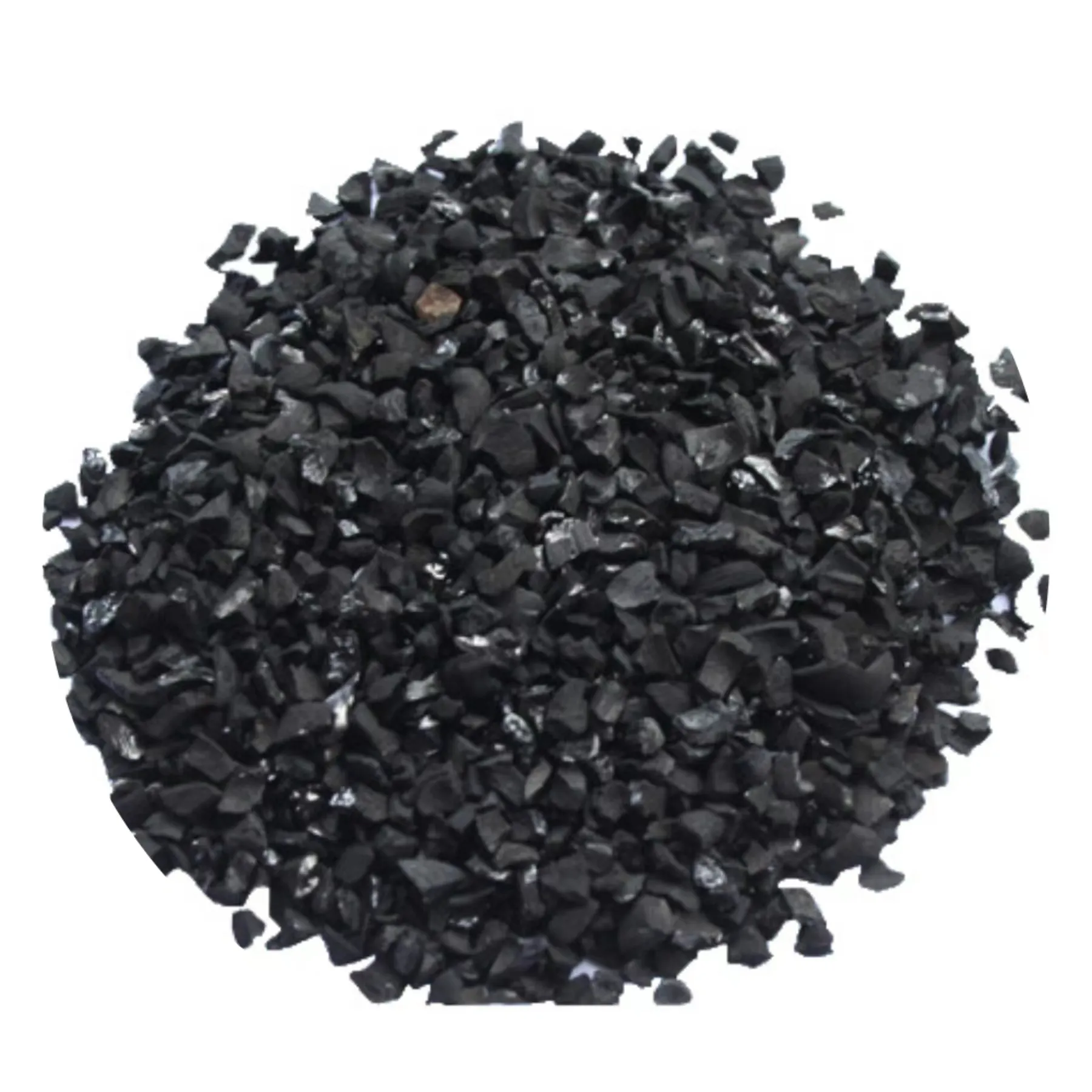 Carvão ativado granulado do fabricante do pó do carvão vegetal com estrutura diferente do poro pelo processo restrito