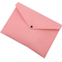 Pochette à boutons A4 en feutre, design Simple, pochette pour documents, porte-documents, dossier Portable