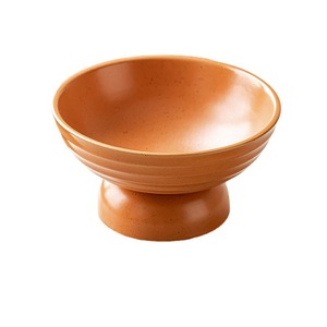 Bol à fruits en céramique avec des rainures horizontales, plat décoratif en céramique d'alumine pour la maison ou la restauration - Product Image 5
