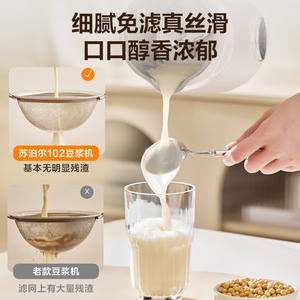 เครื่องทำนมถั่วเหลืองซูปอร์ 0.8 ลิตร สแตนเลส 304 อัตโนมัติ พร้อมฟังก์ชั่นจองเวลา เสียงเบา ทำความสะอาดง่าย - Product Image 2