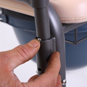 Chaise de toilette Green Yu beige avec roulettes pour personnes âgées et handicapées, usage domestique - Product Image 3
