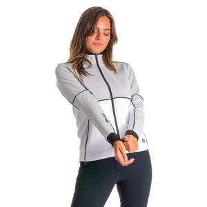 PISTA cappotto invernale Vintage per donna tinta unita con colletto con chiusura a cerniera caldo in pile personalizzabile in poliestere Nylon Spandex - Product Image 1