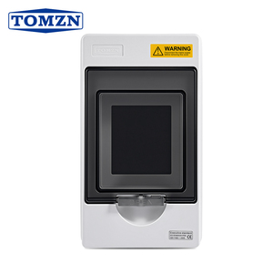 Tomzn T-Box125 MCCB กล่องกระจายพลังงานแสงอาทิตย์, <span class=keywords><strong>IP66</strong></span>เซลล์พลังงานแสงอาทิตย์พีวีกันน้ำสำหรับ TOM7Z 2P 500V 600V 1000V 100A ABS - Product Image 1