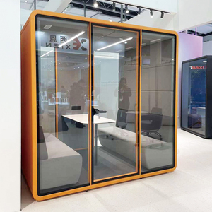 Premium Modular Office Pod Acoustic Cabin for Commercial Public Space Meetings - Product Image 4